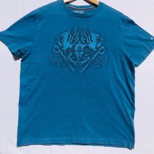 Old Navy Men's Medium Blue Short Sleeve Shirt